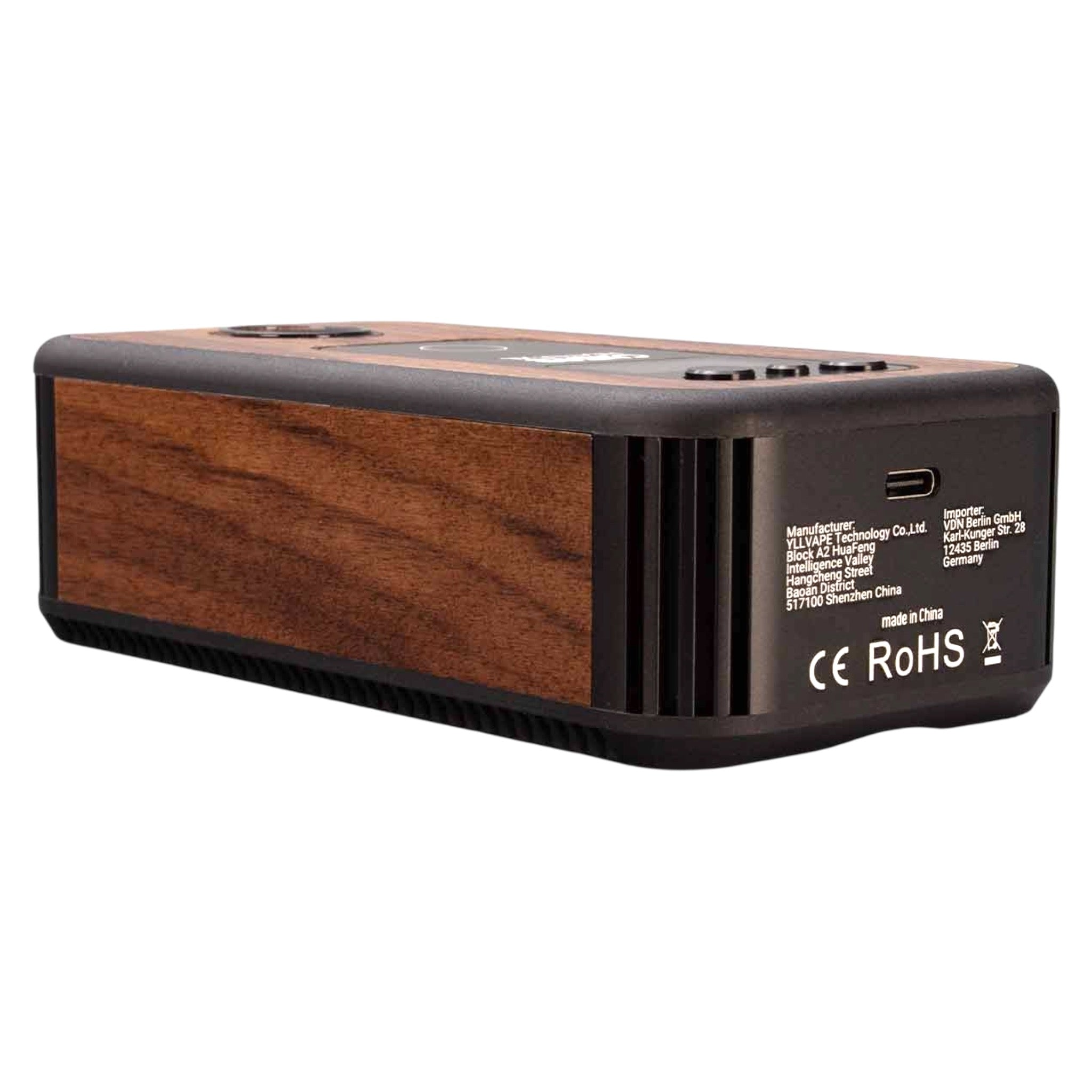 CuBoo Heater XL Induktionserhitzer Details USB-C Buchse und Hersteller