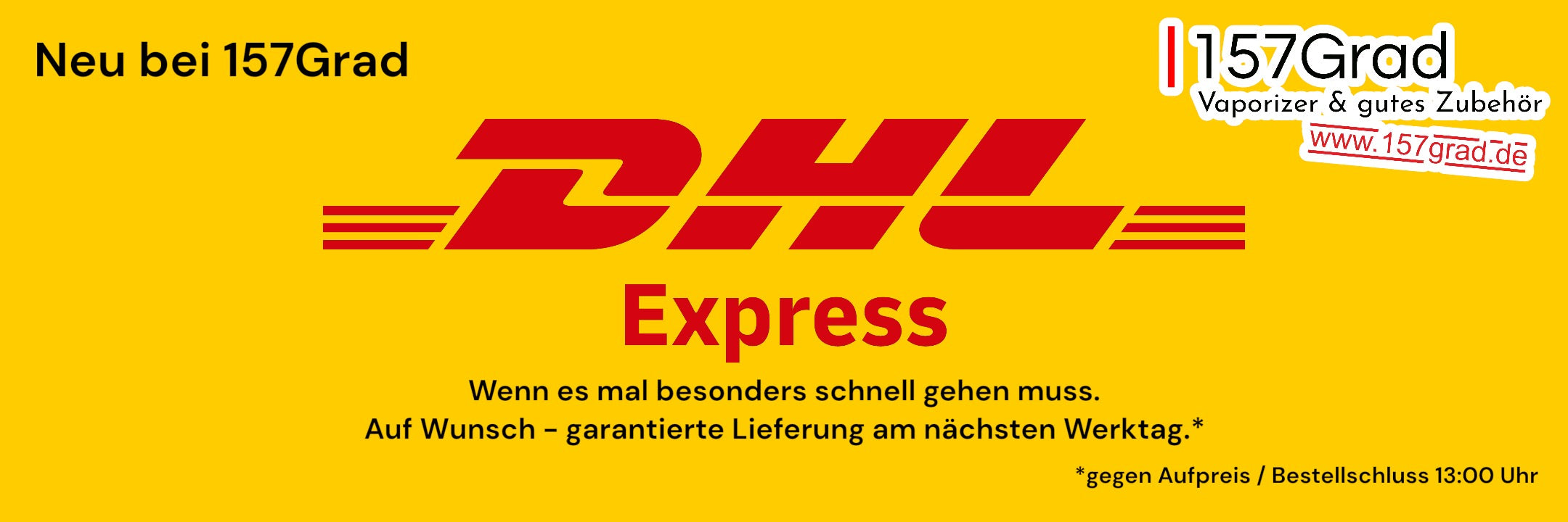Neu DHL Express möglich