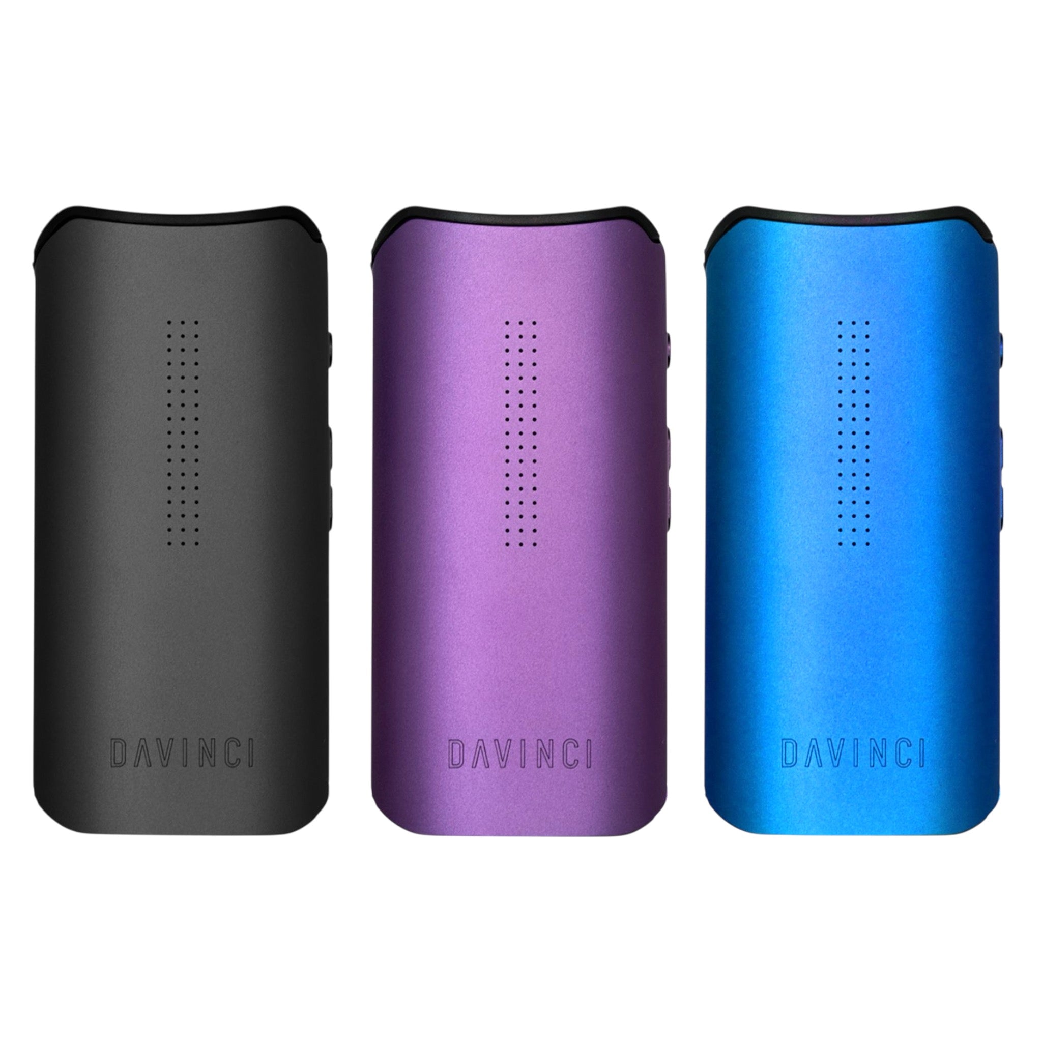 DaVinci IQ Core in 3 Farben stehend nebeneinander