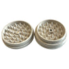 G-Rollz Hemp Grinder 2tlg Weiss geöffnet Details Mahlwerk