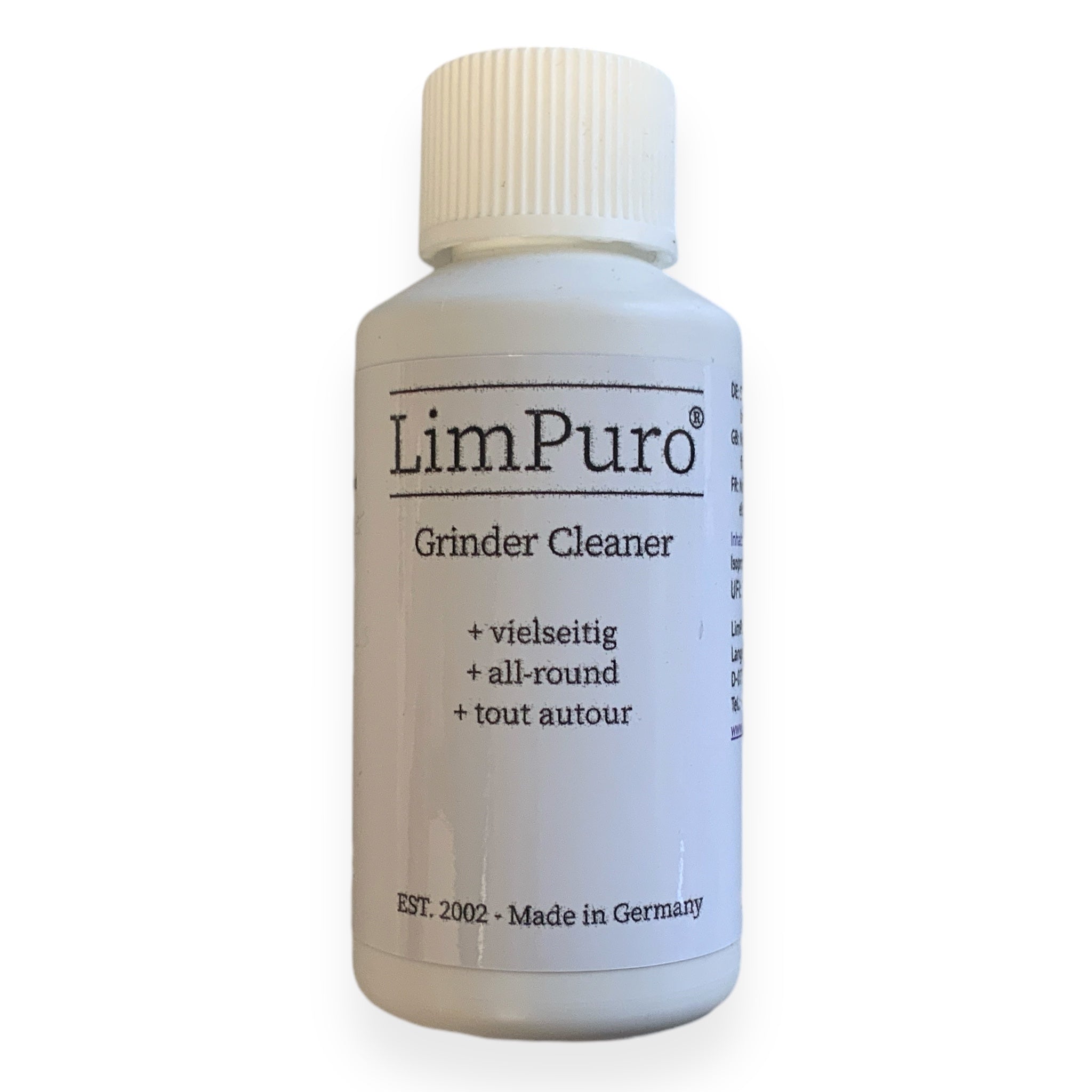 LimPuro Grinder Cleaner Front
