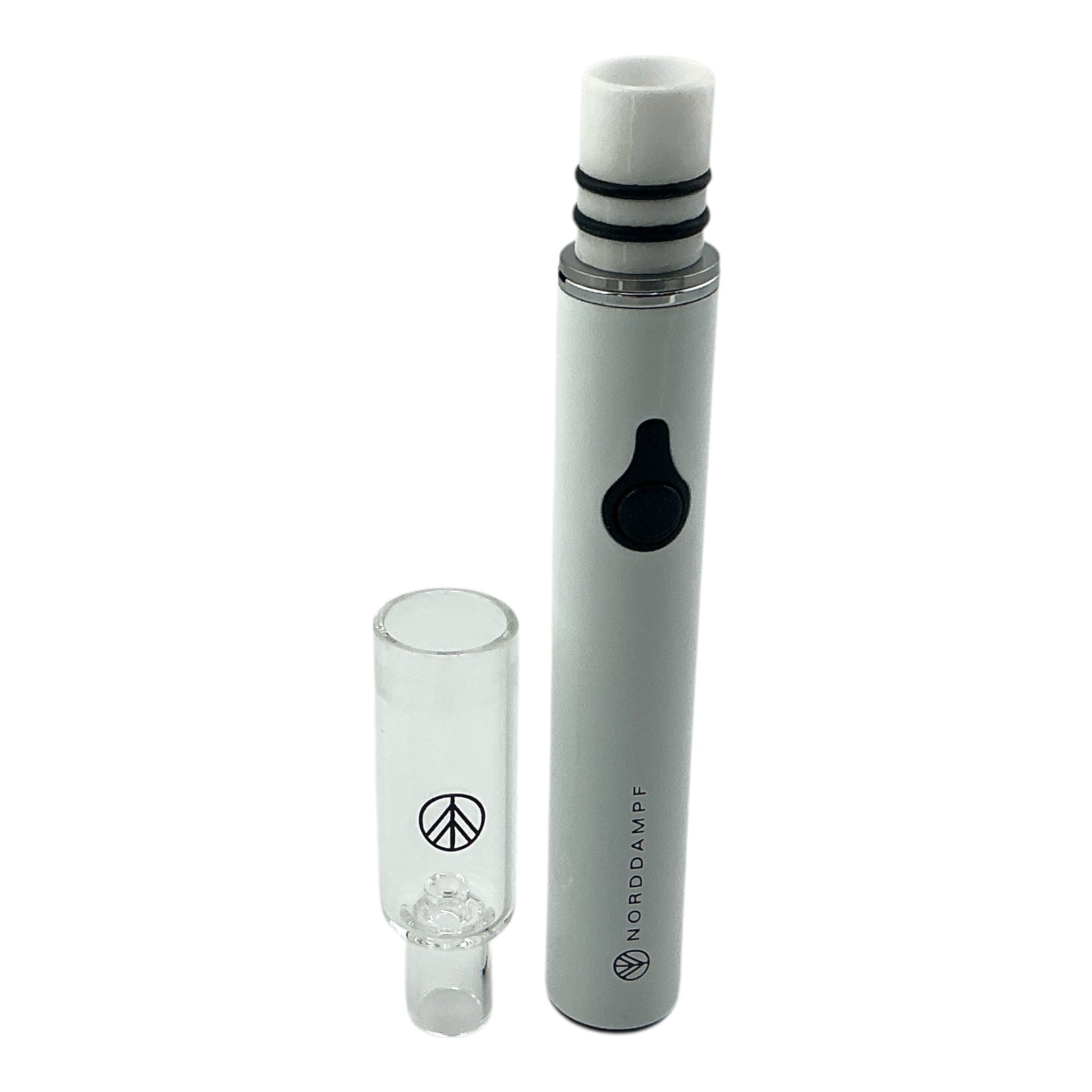 Norddampf DAB Pen Mini  Pearl White geöffnet