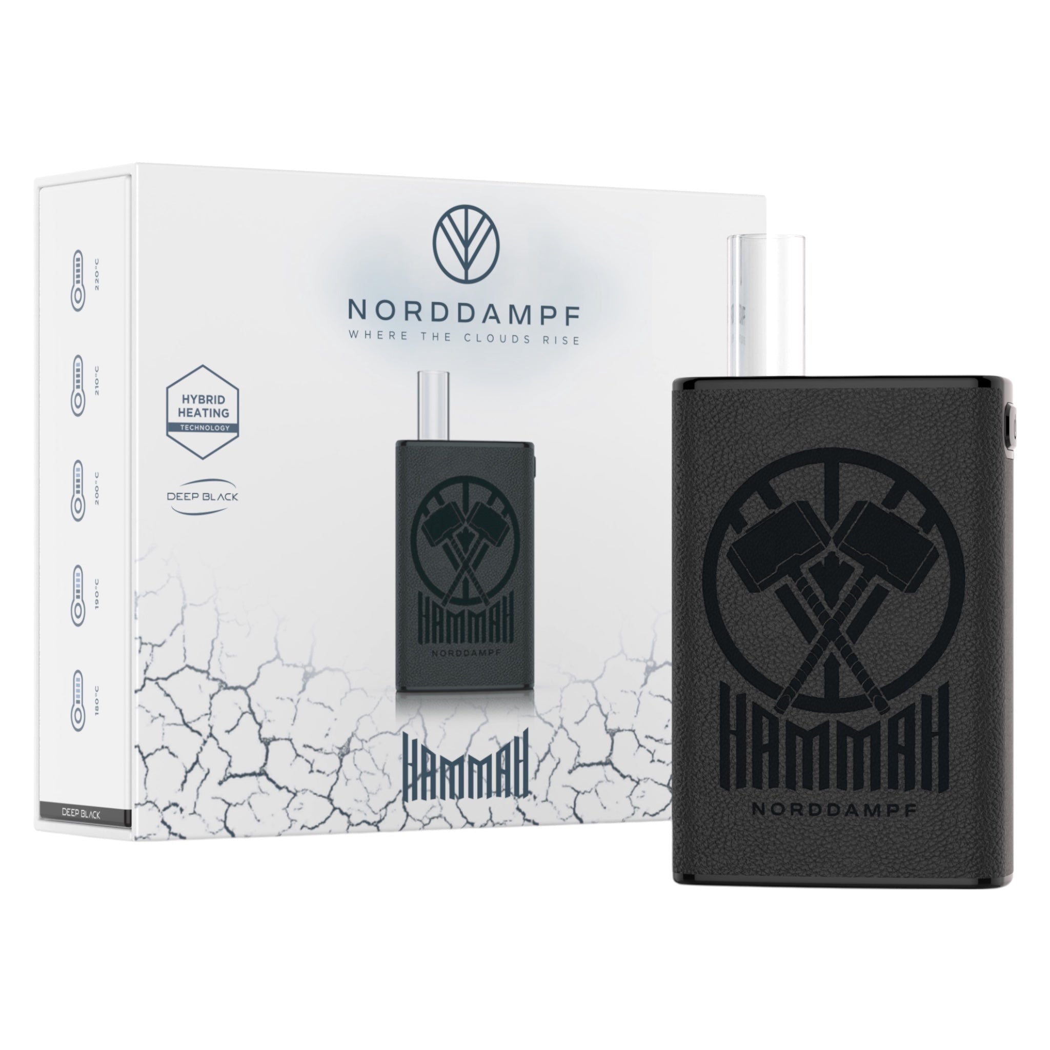 Norddampf Hammah Vaporizer eep Black mit Verpackung
