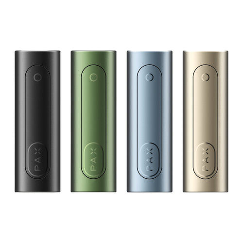 Pax Flow in 4 Farben - Onyx, Greenstone, Blue Haze und Champagne Mist