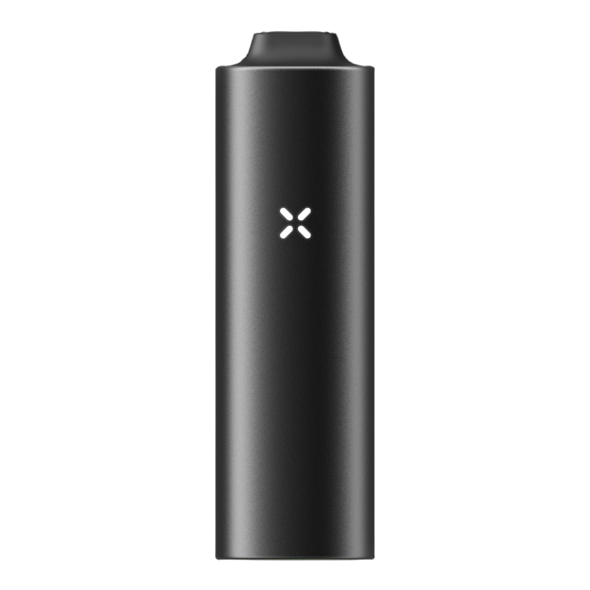 Pax Flow Onyx Vaporizer mit hohem Mundstück von vorne