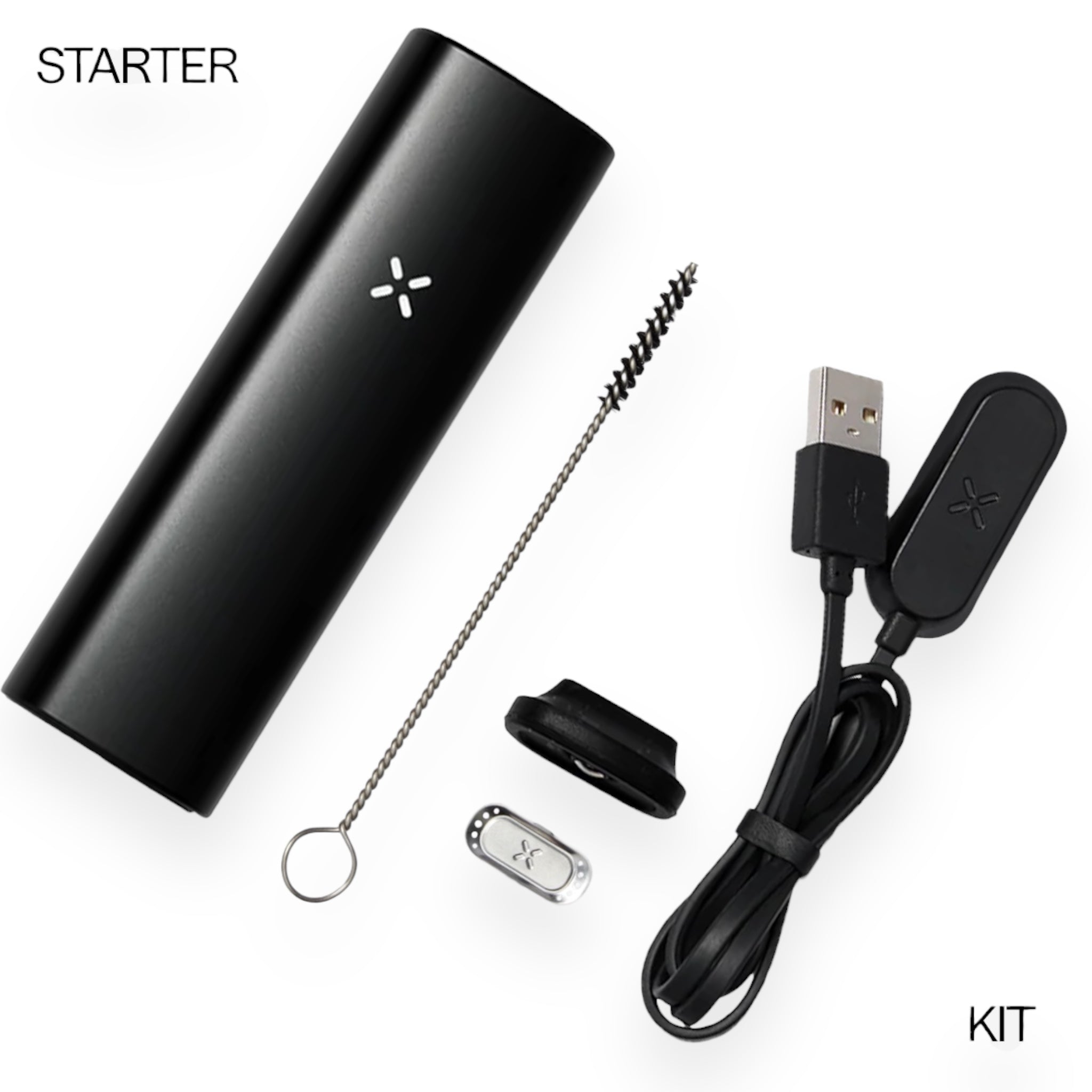 PAX Plus Starter Kit Onyx mit Zubehör