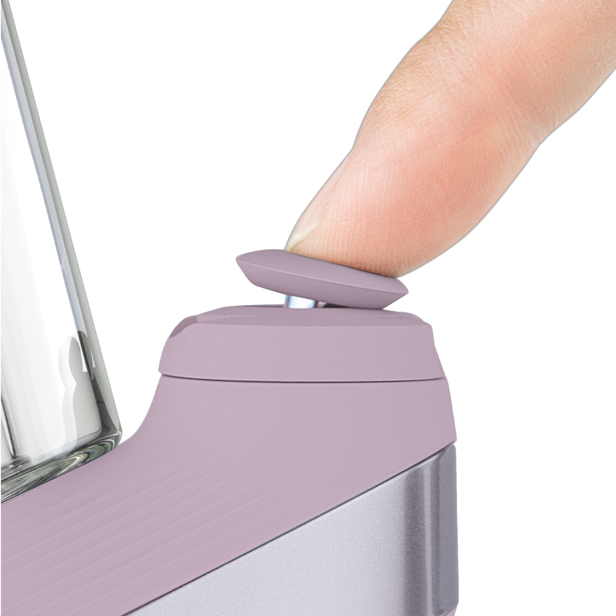 Puffco New Peak Bliss Knopf wird gedrückt