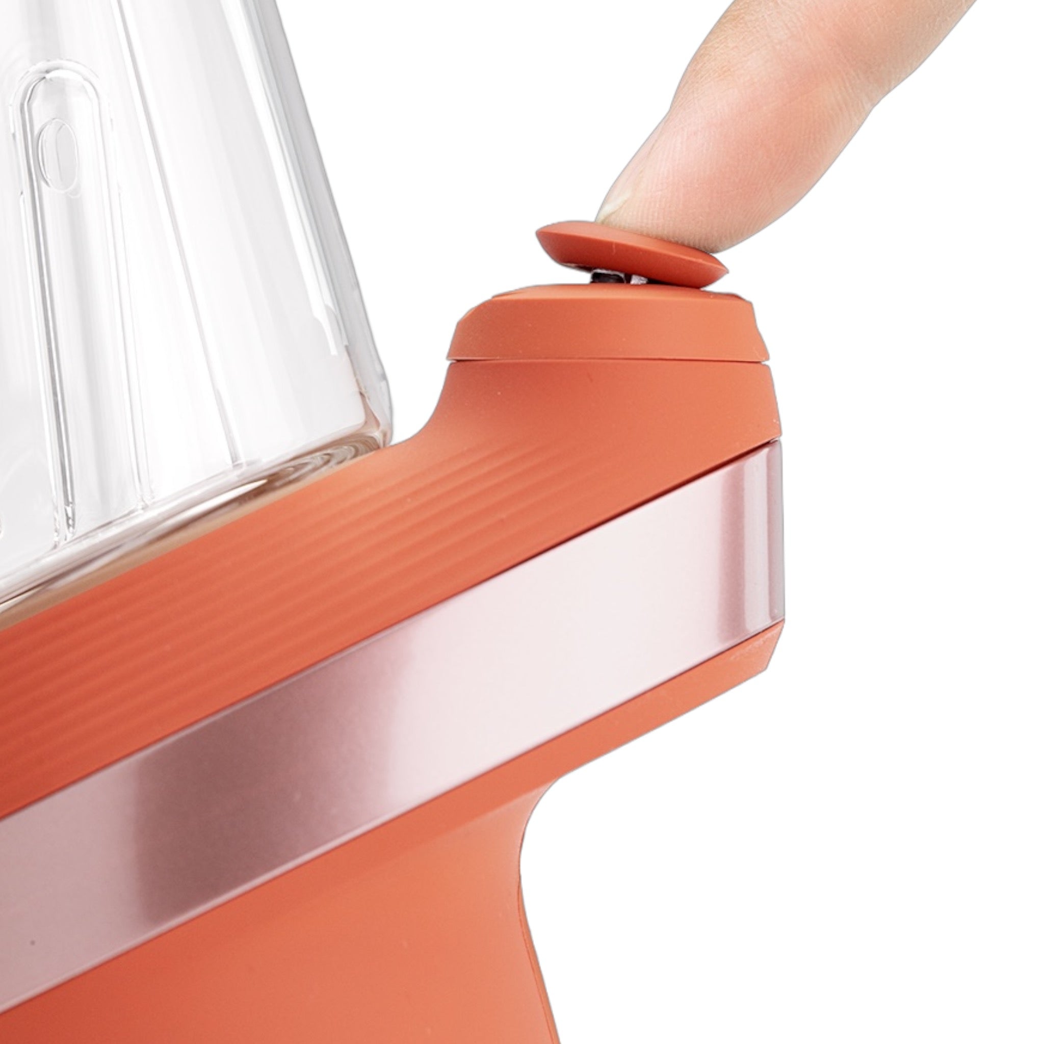 Puffco New Peak Canyon Knopf wird gedrückt