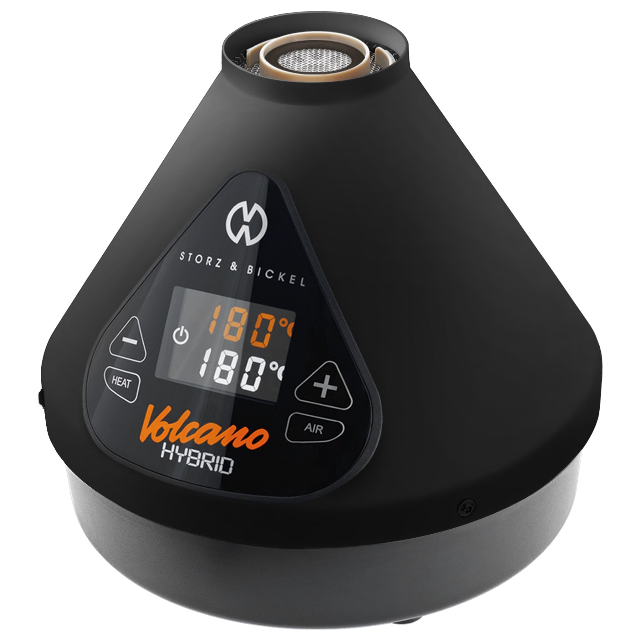 Storz & Bickel Volcano Hybrid Onyx seitlich Details Display