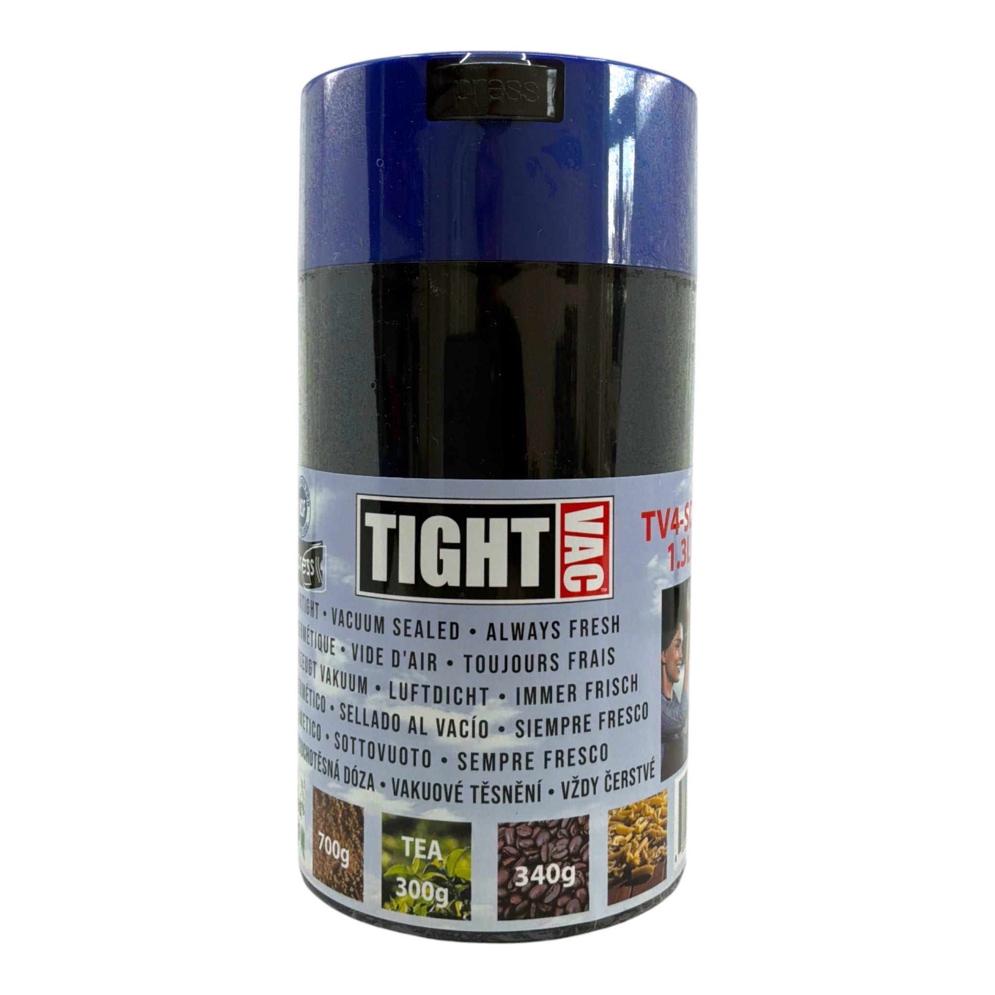 Tightpac Vitavac 1,3 L - luftdichter Vakuum-Container in drei Farb-Varianten