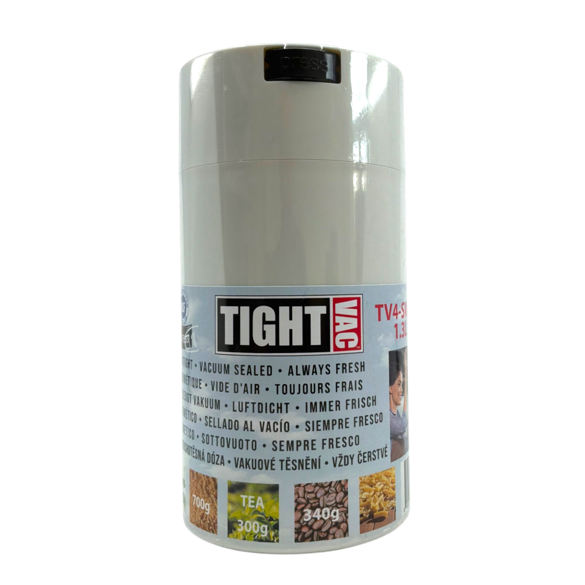 Tightpac Vitavac 1,3 L - luftdichter Vakuum-Container in drei Farb-Varianten