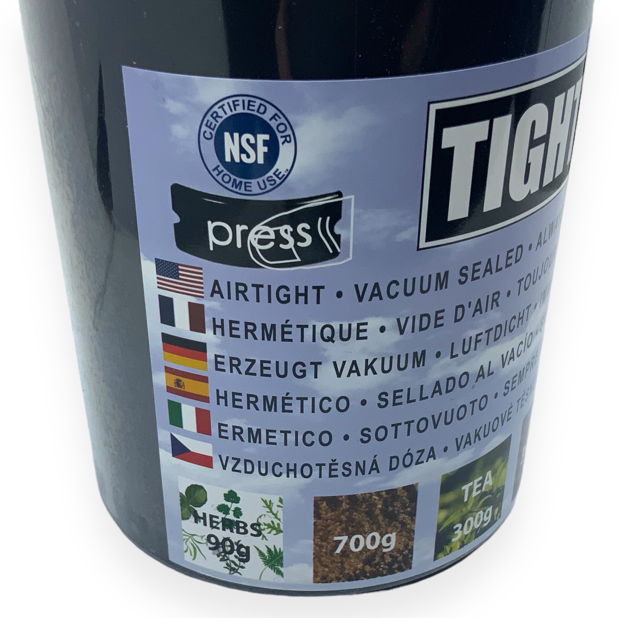 Tightpac Vitavac 1,3 L - luftdichter Vakuum-Container in drei Farb-Varianten