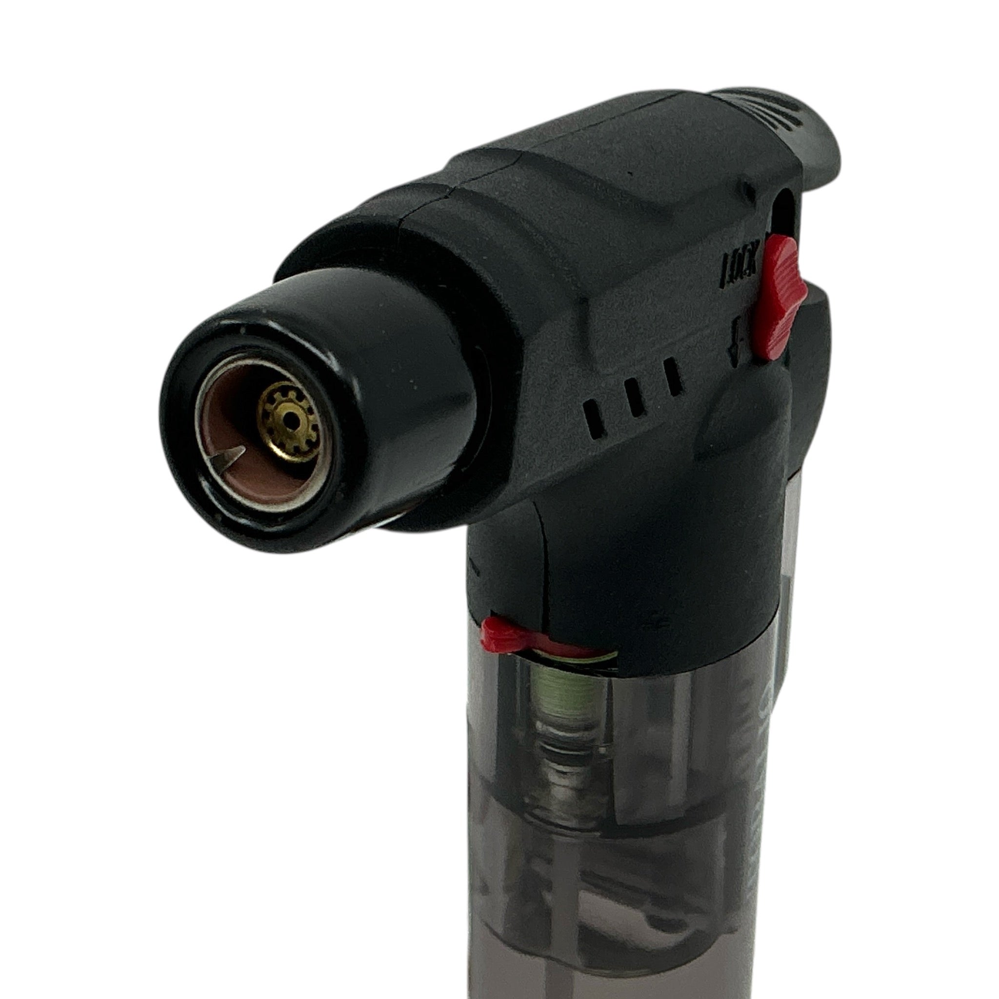 TOBALIQ X3 Glo Jet Flame Feuerzeug schwarz Details 