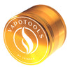 Vapotools by 157Grad Aluminium Premium Grinder Gold seitlich nach links