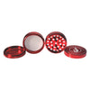Vapotools by 157Grad Aluminium Premium Grinder Rot 4 Teile Details Sieb und Mahlwerk