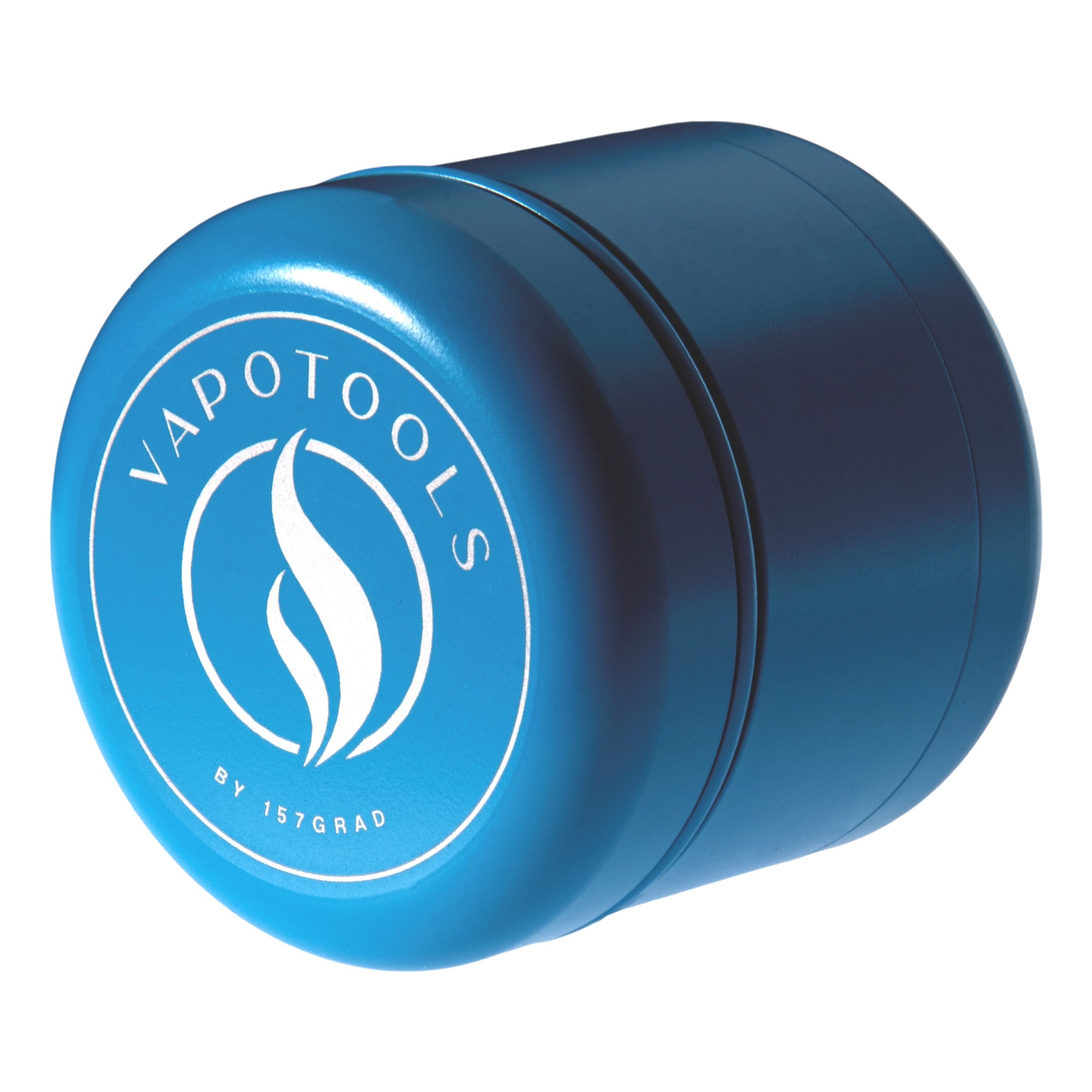 Vapotools by 157Grad Ceramic Herb Grinder 4teilig Blau seitlich schräg nach links
