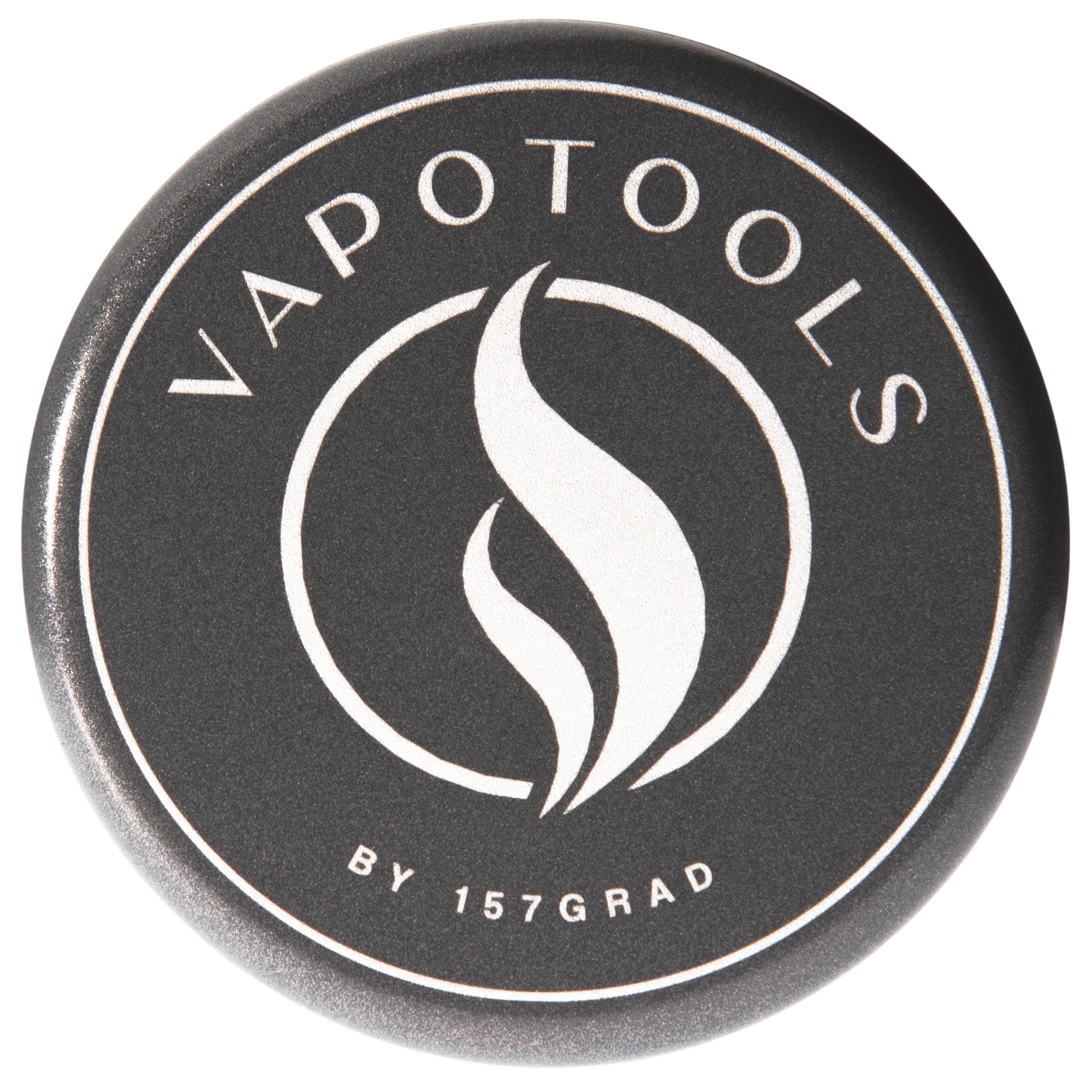 Vapotools by 157Grad Ceramic Ultra Grinder Grau Details Logo