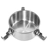 Vapotools by 157Grad Edelstahl-Vorratsbehälter 350ml geöffnet ohne Deckel