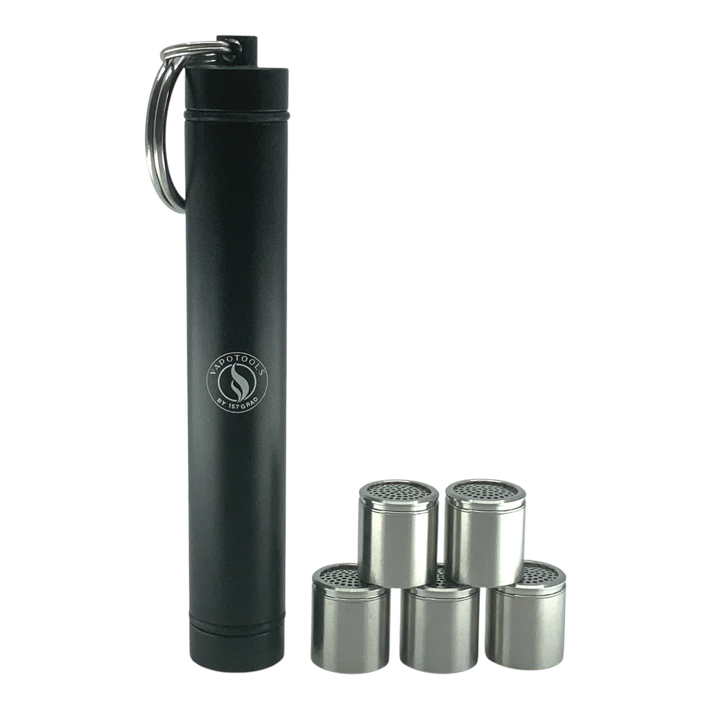 Vapotools by 157Grad Fenix Neo Kapselset mit 5 Dosierkapseln und Caddy