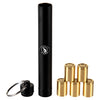 Vapotools by 157Grad 5er Set vergoldete Dosierkapseln mit Caddy passend für Arizer Solo 3 mit geöffnetem Caddy