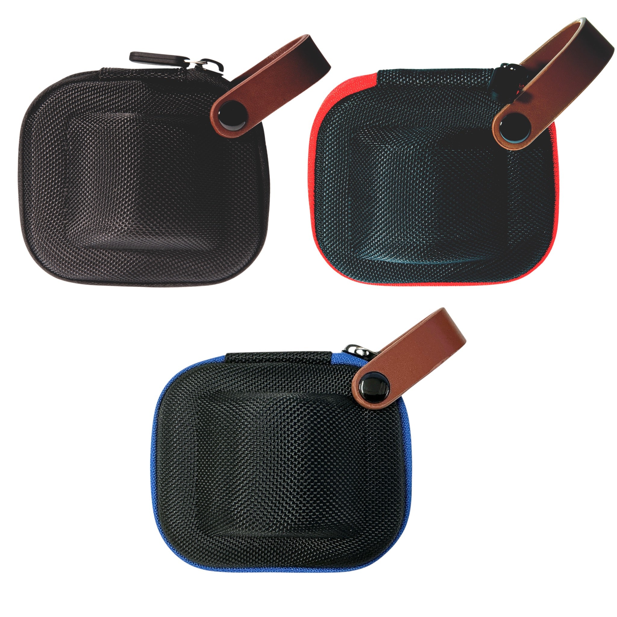 Vapotools by 157Grad Grindertaschen in Schwarz, Rot und Blau