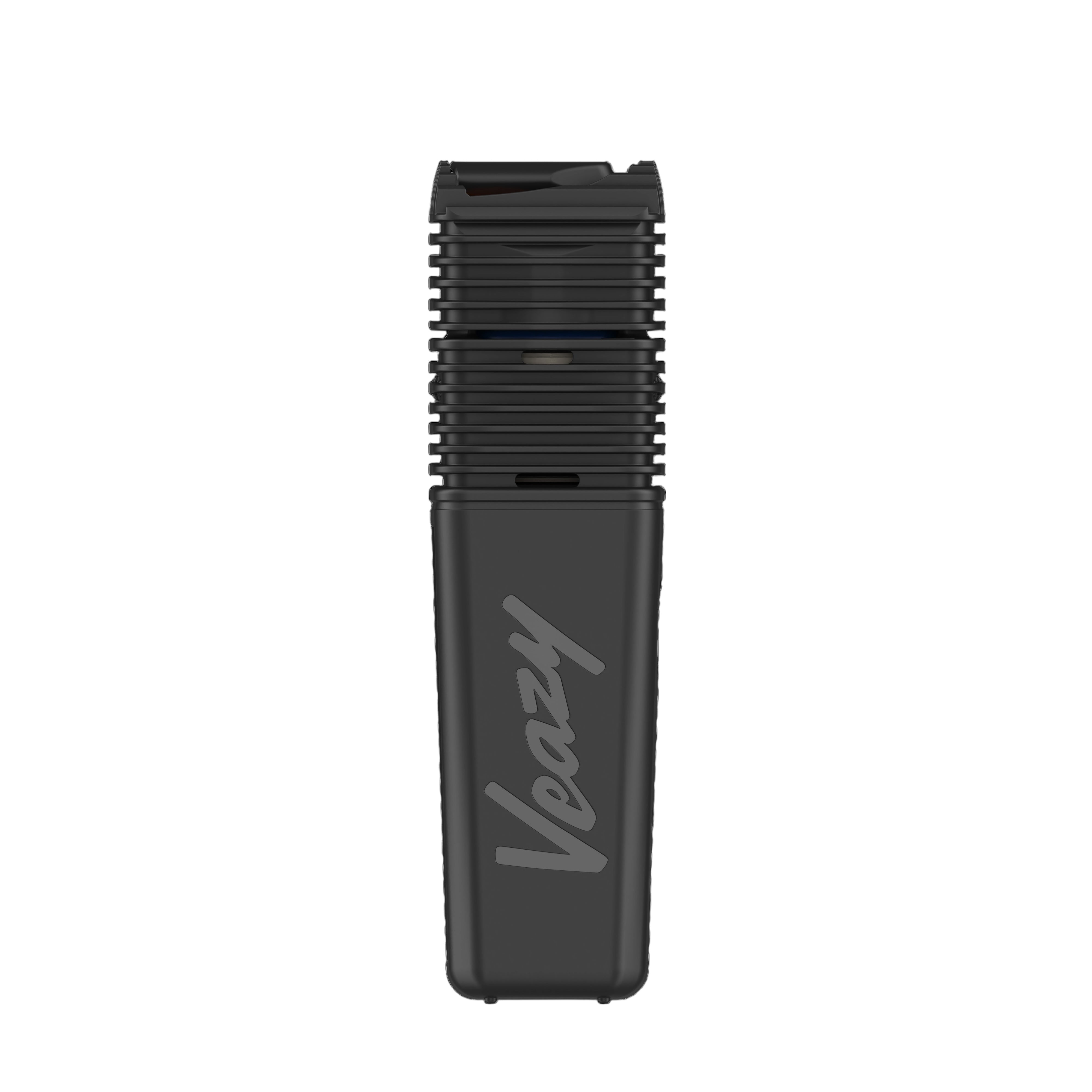 Veazy Vaporizer Alluring Black Front Mundstück geschlossen