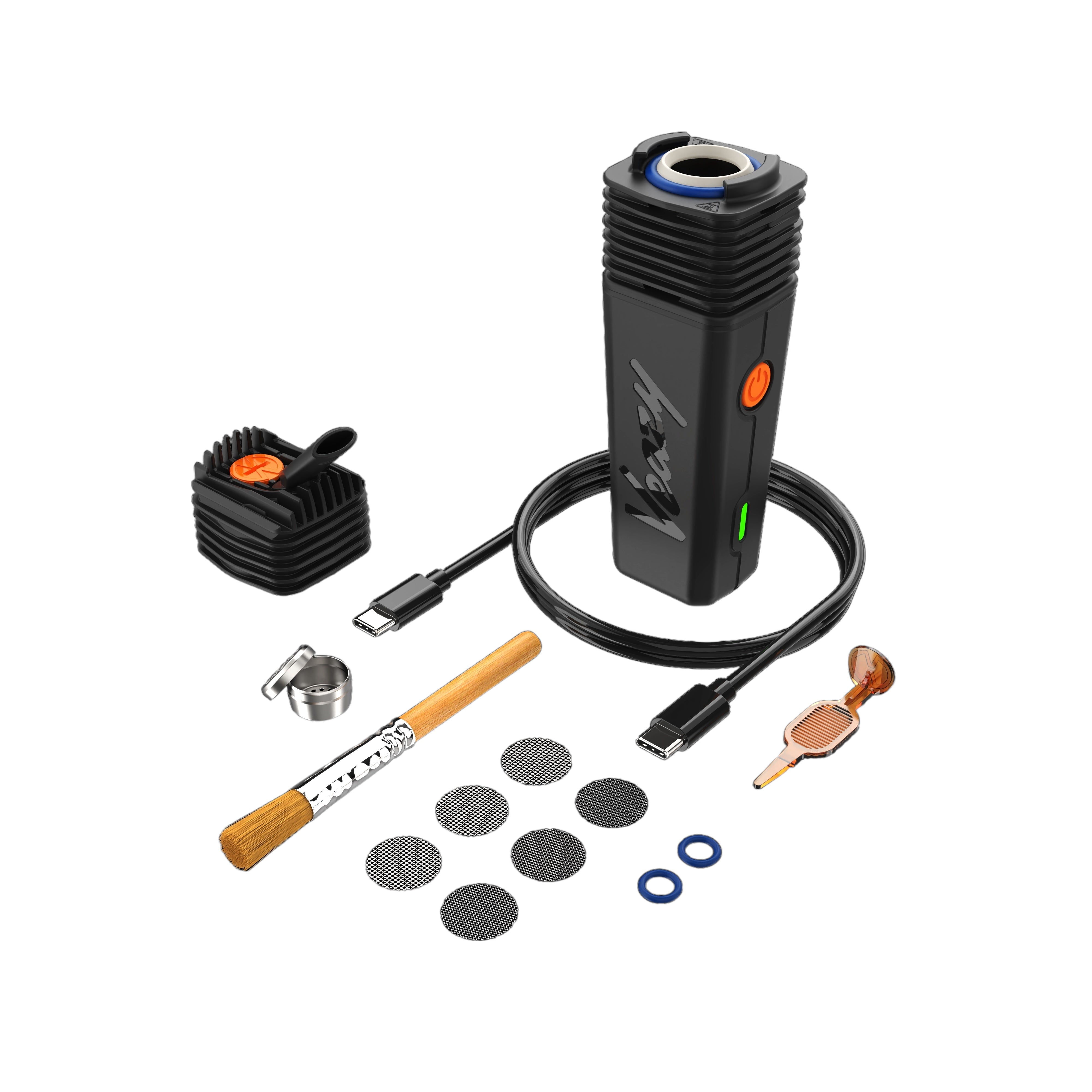 Veazy Vaporizer Alluring Black Lieferumfang