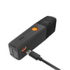 Veazy Vaporizer Alluring Black liegend mit Kabel