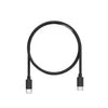 Veazy Vaporizer Alluring Black liegend mit Kabel