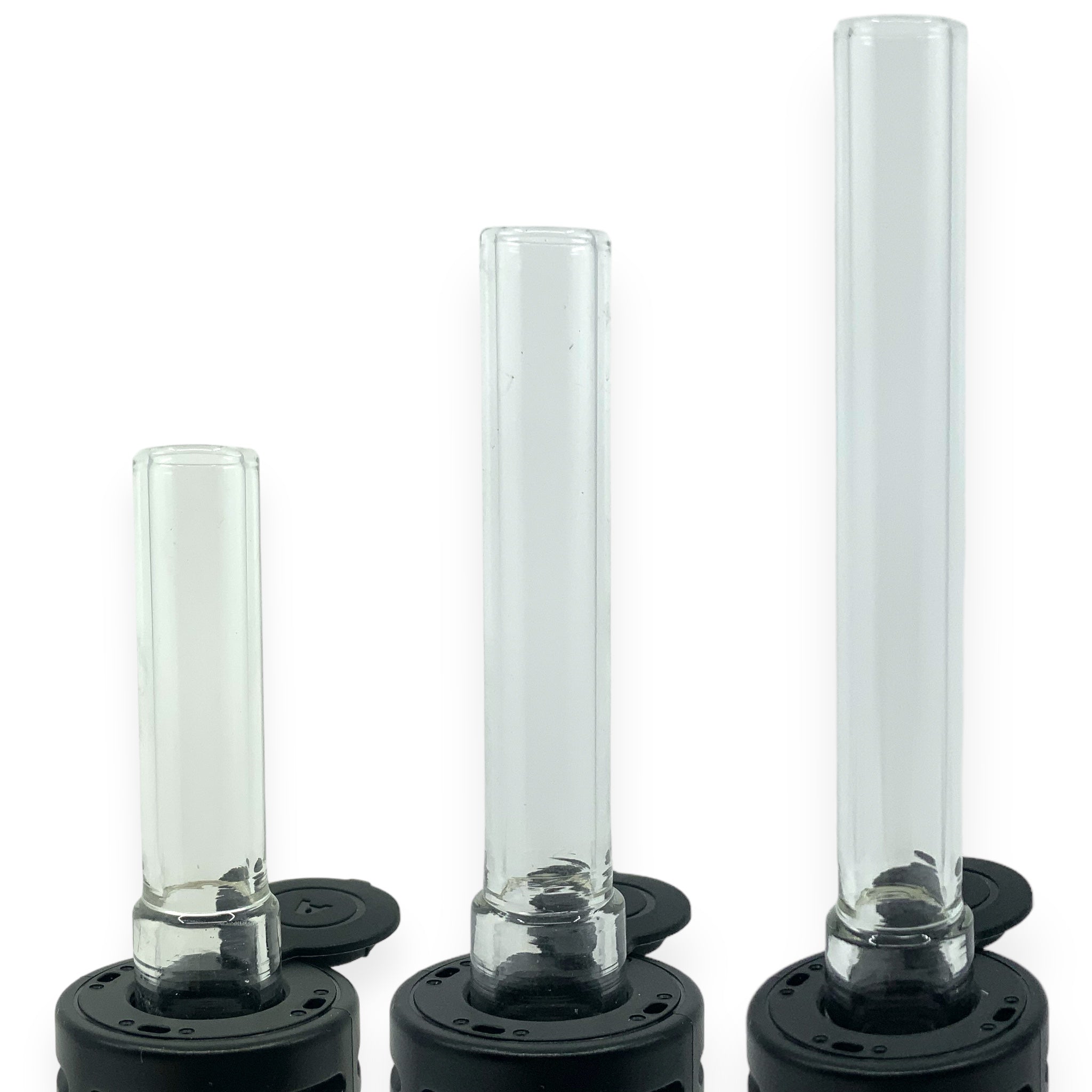 Vapotools by 157Grad Arizer Glasmundstücke in 70mm, 90mm und 110mm eingesetzt in Vaporizer