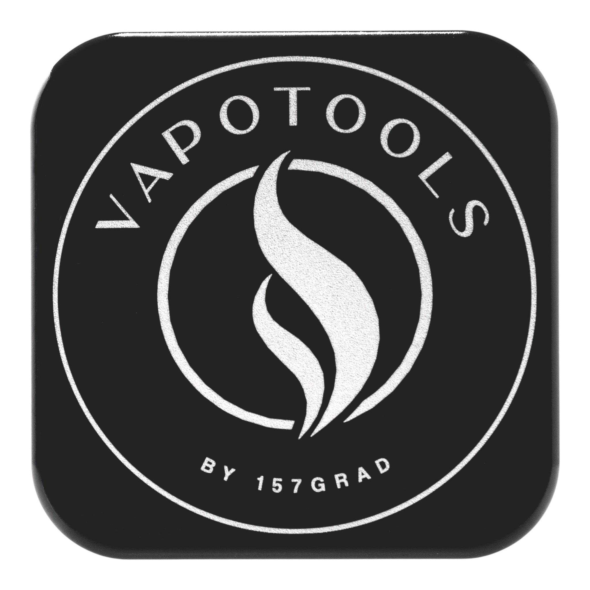 Vapotools by 157Grad Ceramic Square Grinder Schwarz 