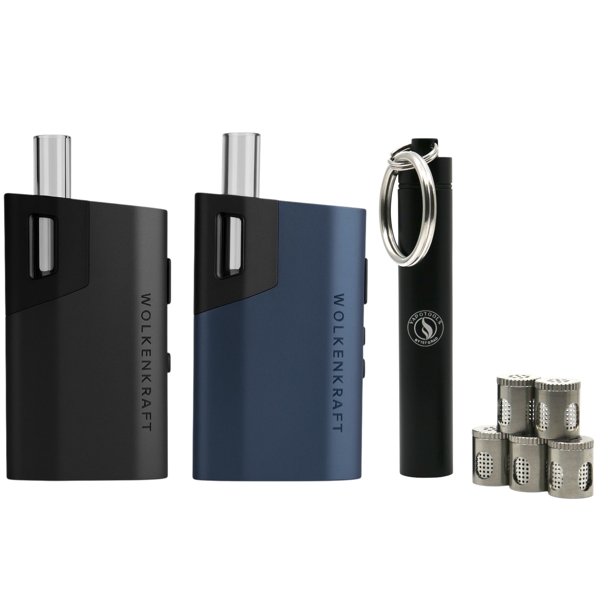 Wolkenkraft Äris - Starter-Spar-Set inkl. 5 x Vapotools Dosierkapseln inkl. Dosierkapselbehälter