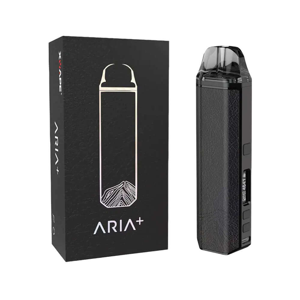 XVape Aria+ mit Verpackung schwarz