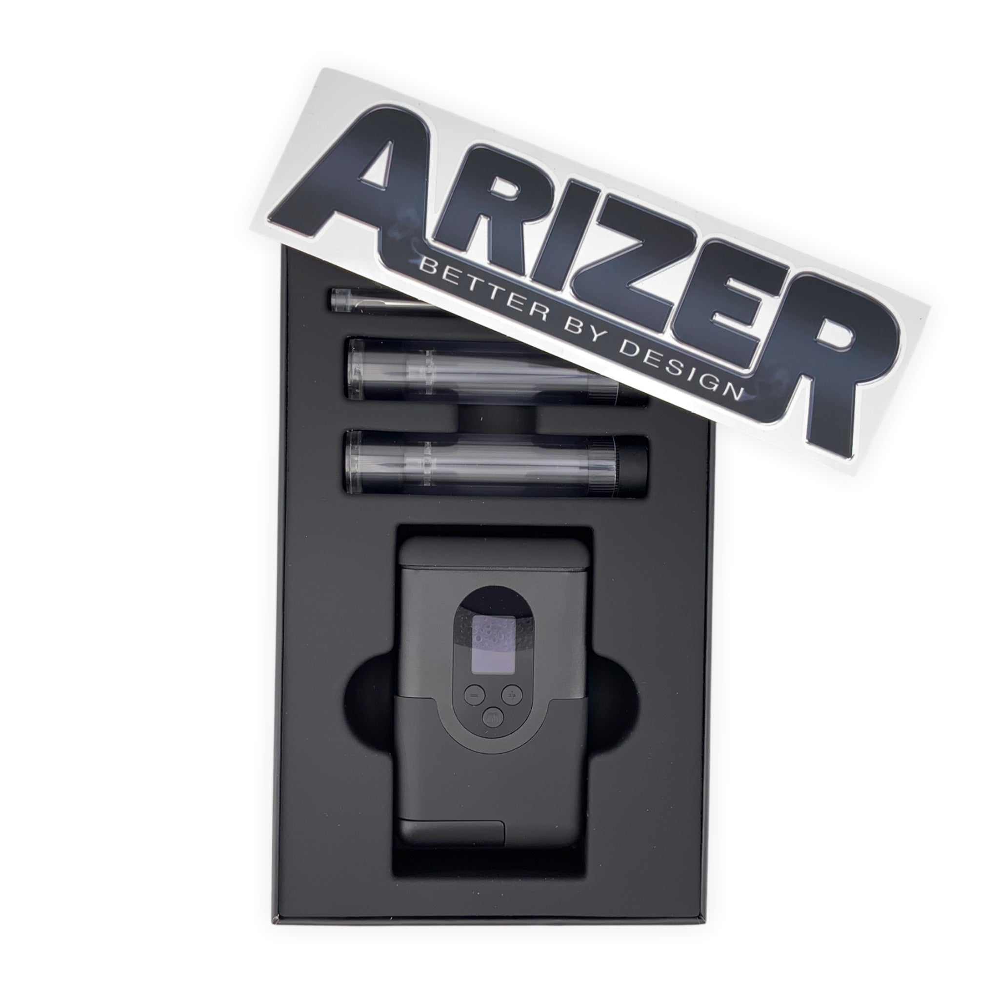 Arizer ArGo in Verpackung mit Sticker