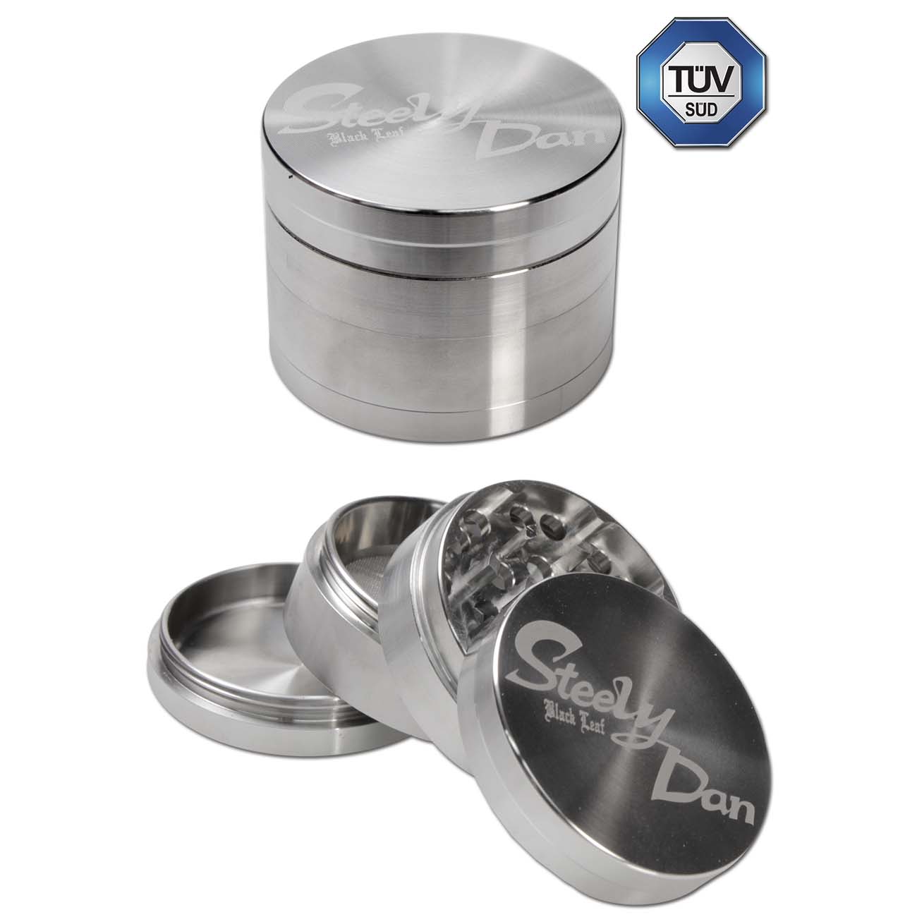 Steely Dan Edelstahl Grinder 49mm Steely Dan Edelstahl Grinder 49mm