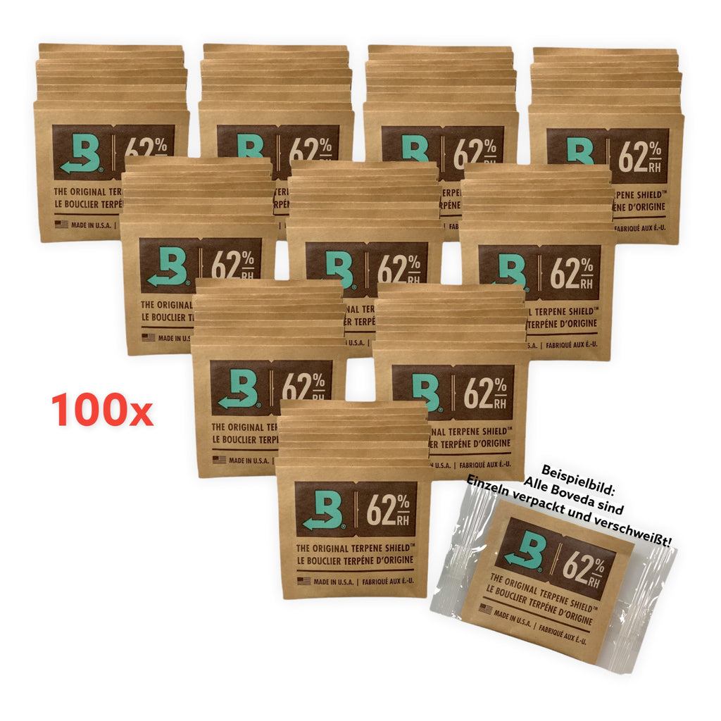 Boveda 62% 8 Gramm 100er Pack