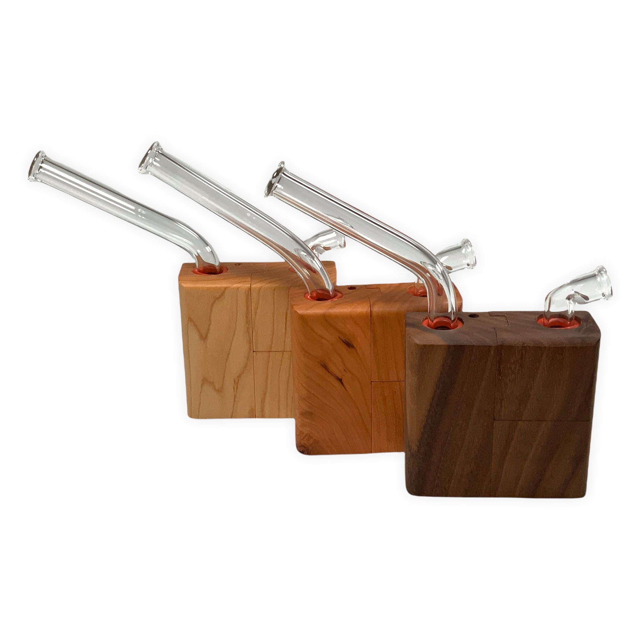 Sticky Ricky Jeeter Vape Sticky Brick Runt mechanical vaporizer - different types of wood